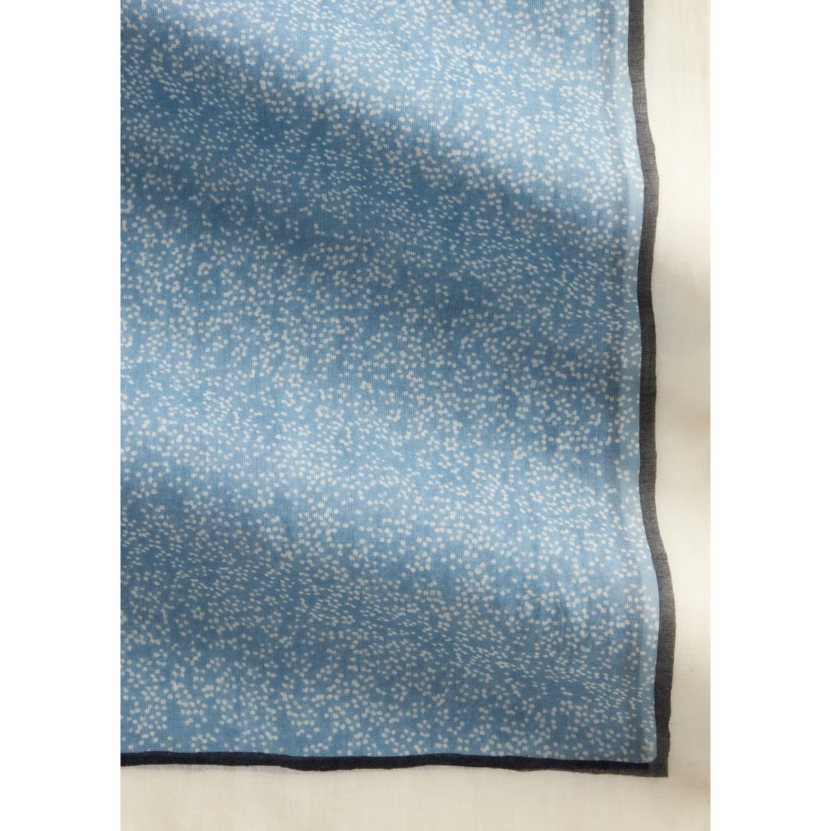 Écharpe à imprimé intégral avec du TENCEL™ Modal bleu moyen, MARC O'POLO