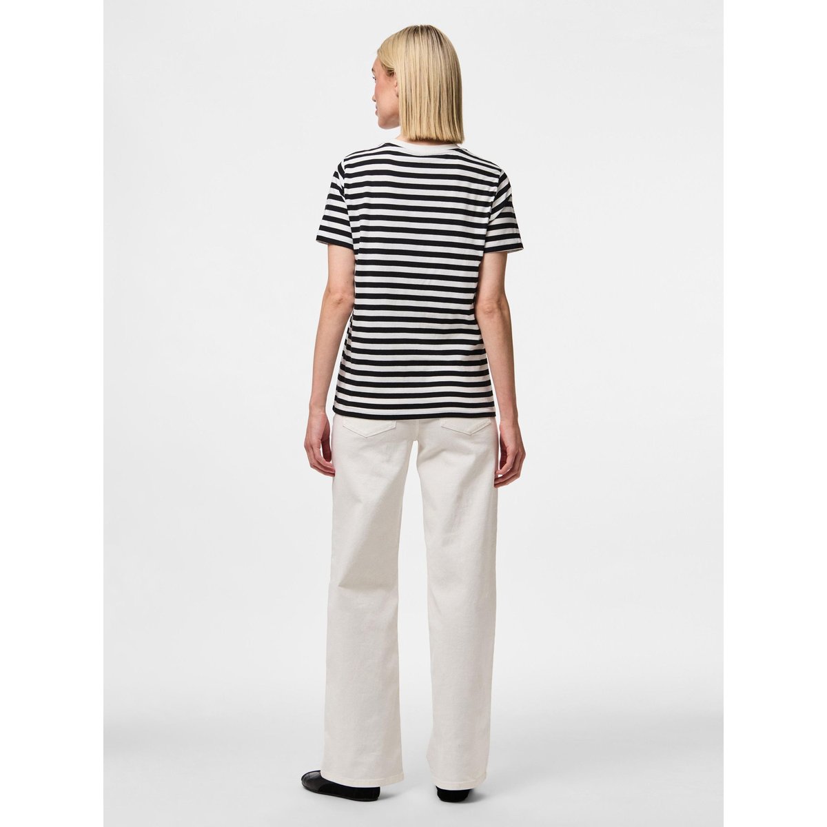 T-Shirt noir - black, PIECES