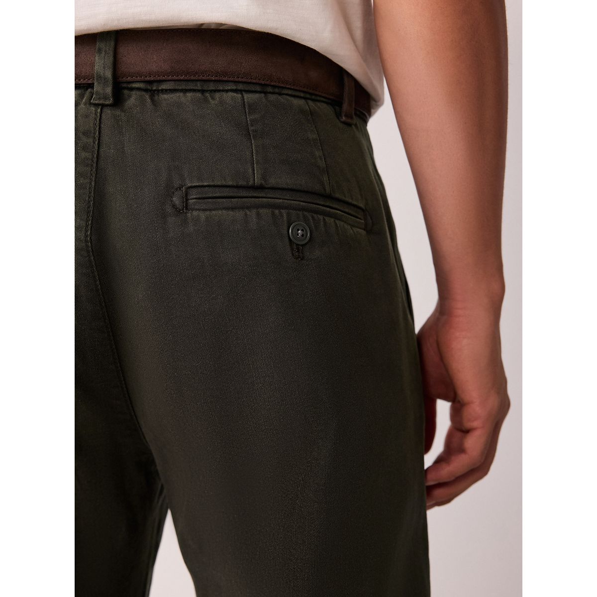 Pantalon à ceinture marron, NEXT