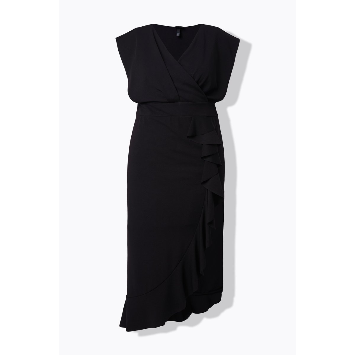 Robe maxi en jersey sans manches noir, ULLA POPKEN