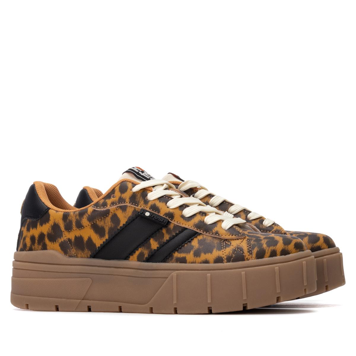 Baskets Plaine Lacets camel, REFRESH