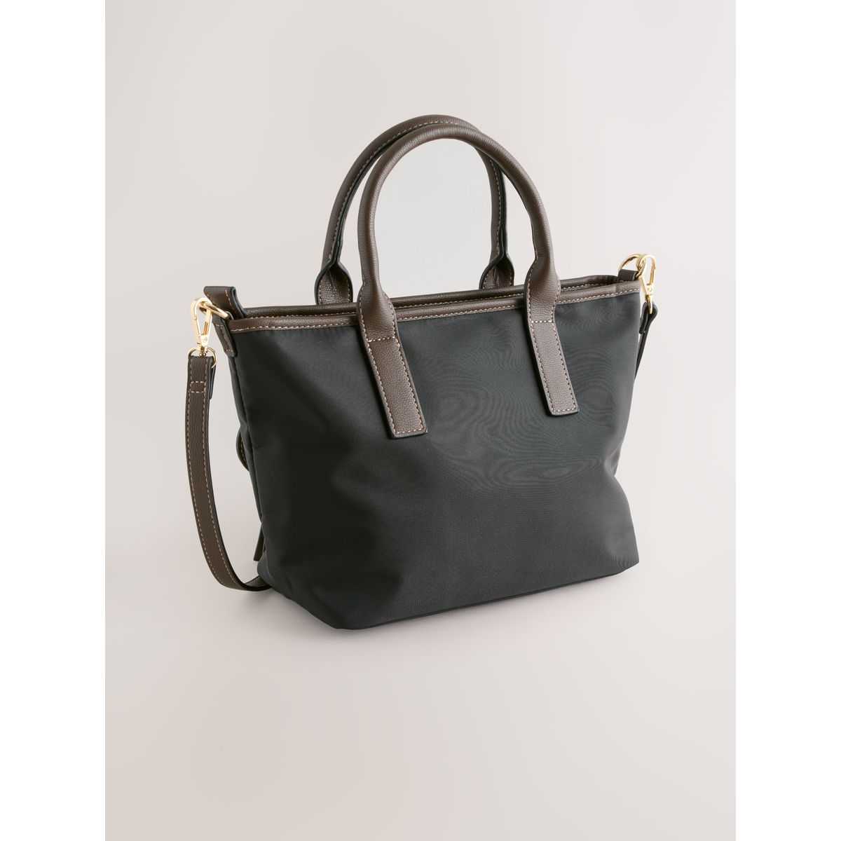 Sac à bandoulière en nylon noir, NEXT