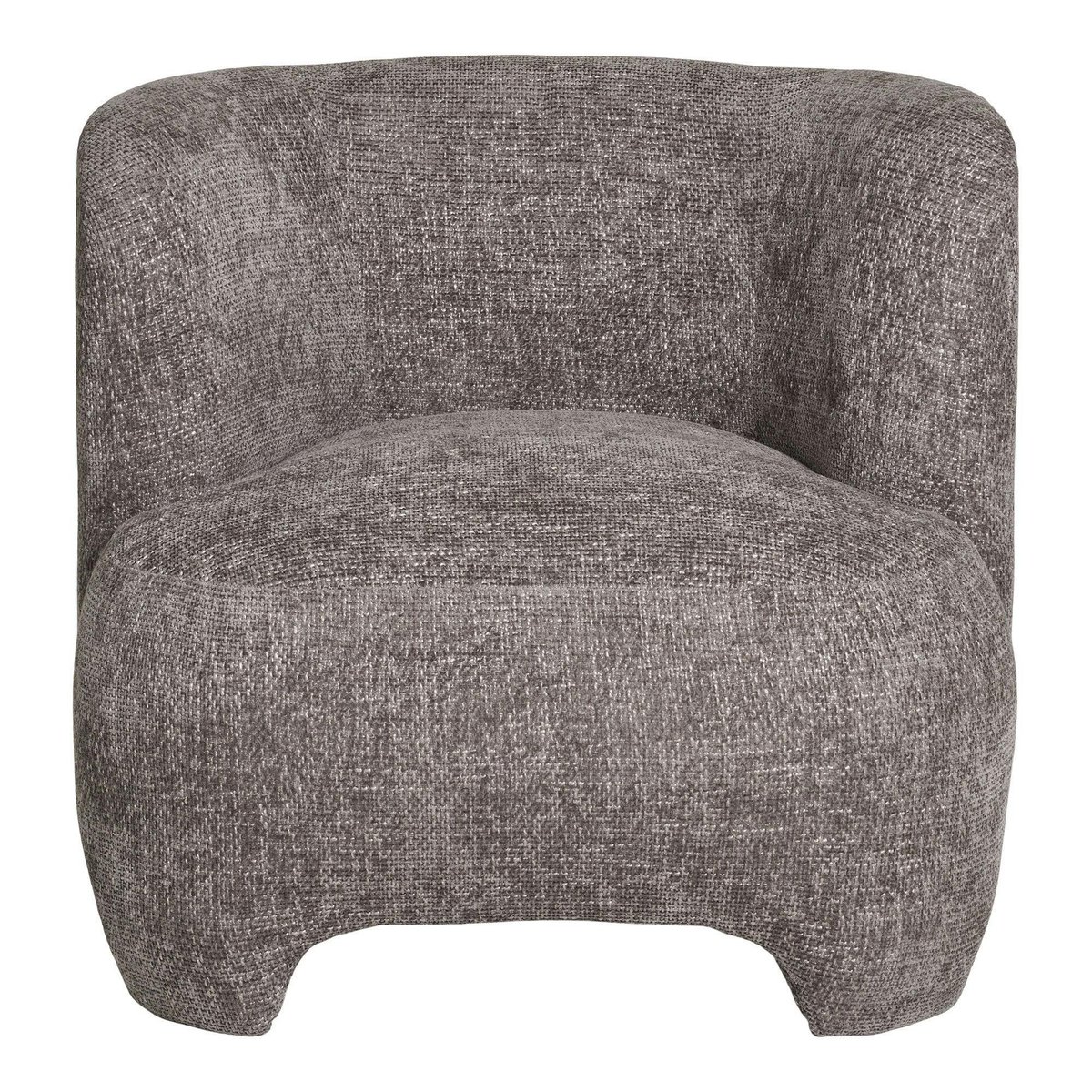 Gros fauteuil design gris BERLIN gris, PIER IMPORT