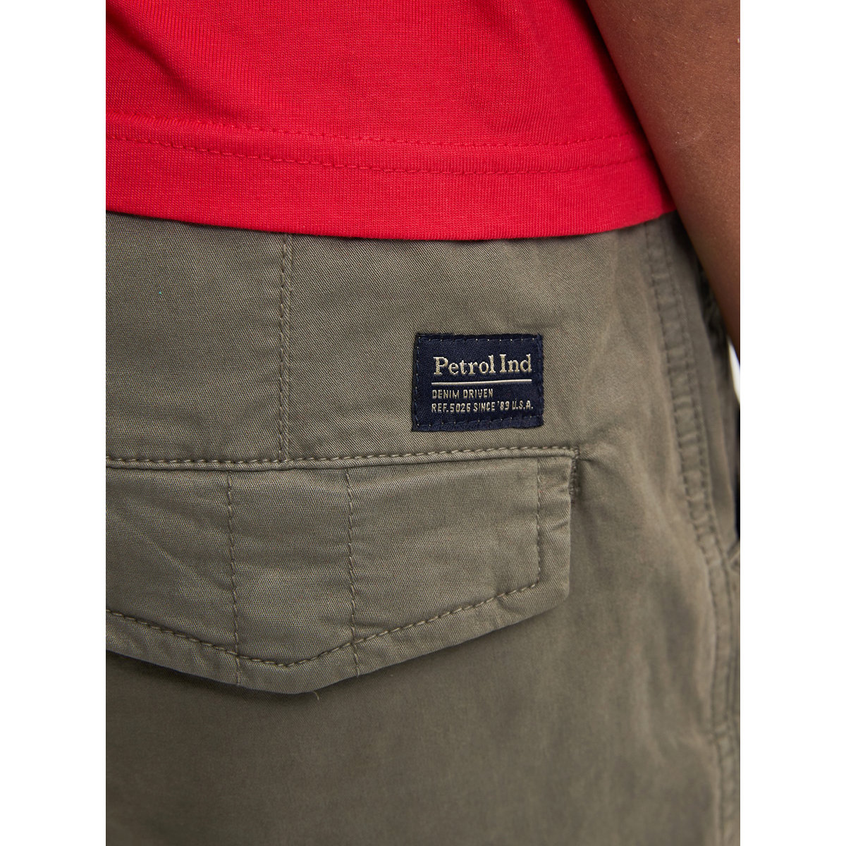 Pantalon cargo tapered snake vert mossy stone, PETROL INDUSTRIES