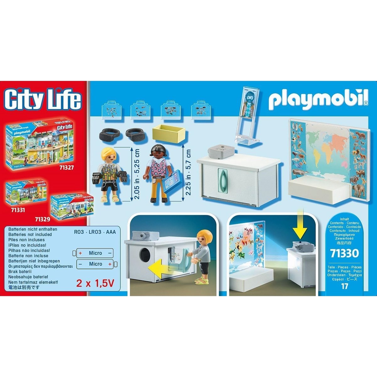 City LifeClasse avec réalité augmentée multicolore, PLAYMOBIL