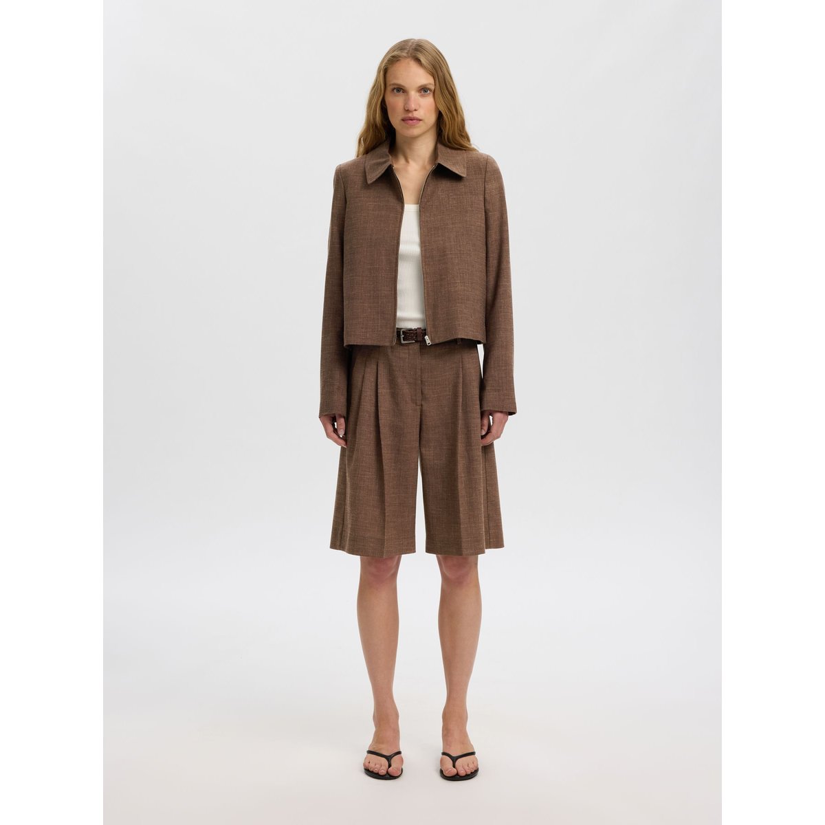 Veste Courte marron - delicioso1, SELECTED