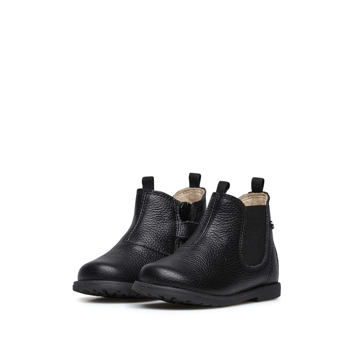 Bottines Beatles En Cuir Winter Wood noir, FALCOTTO