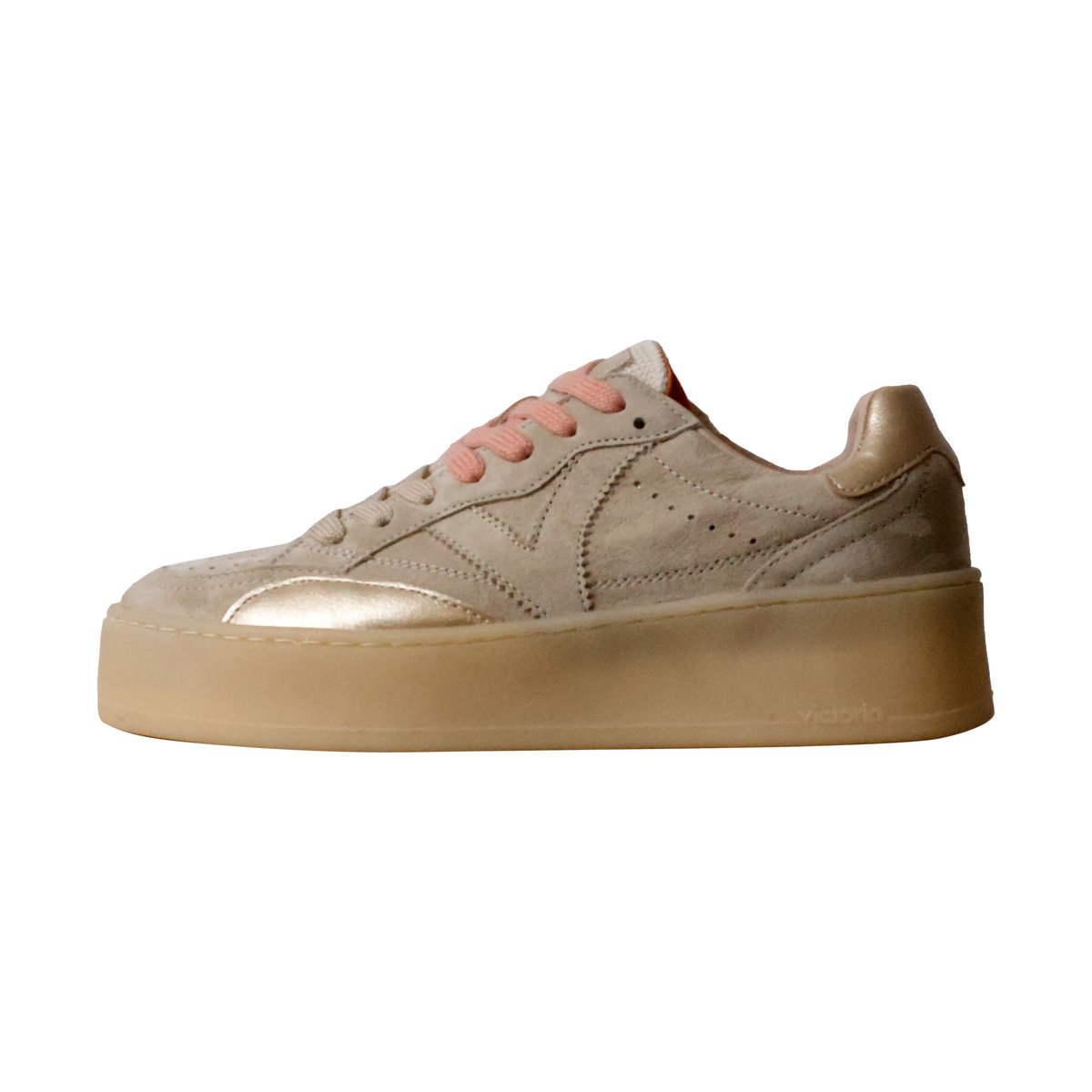 Basket Cuir beige, VICTORIA
