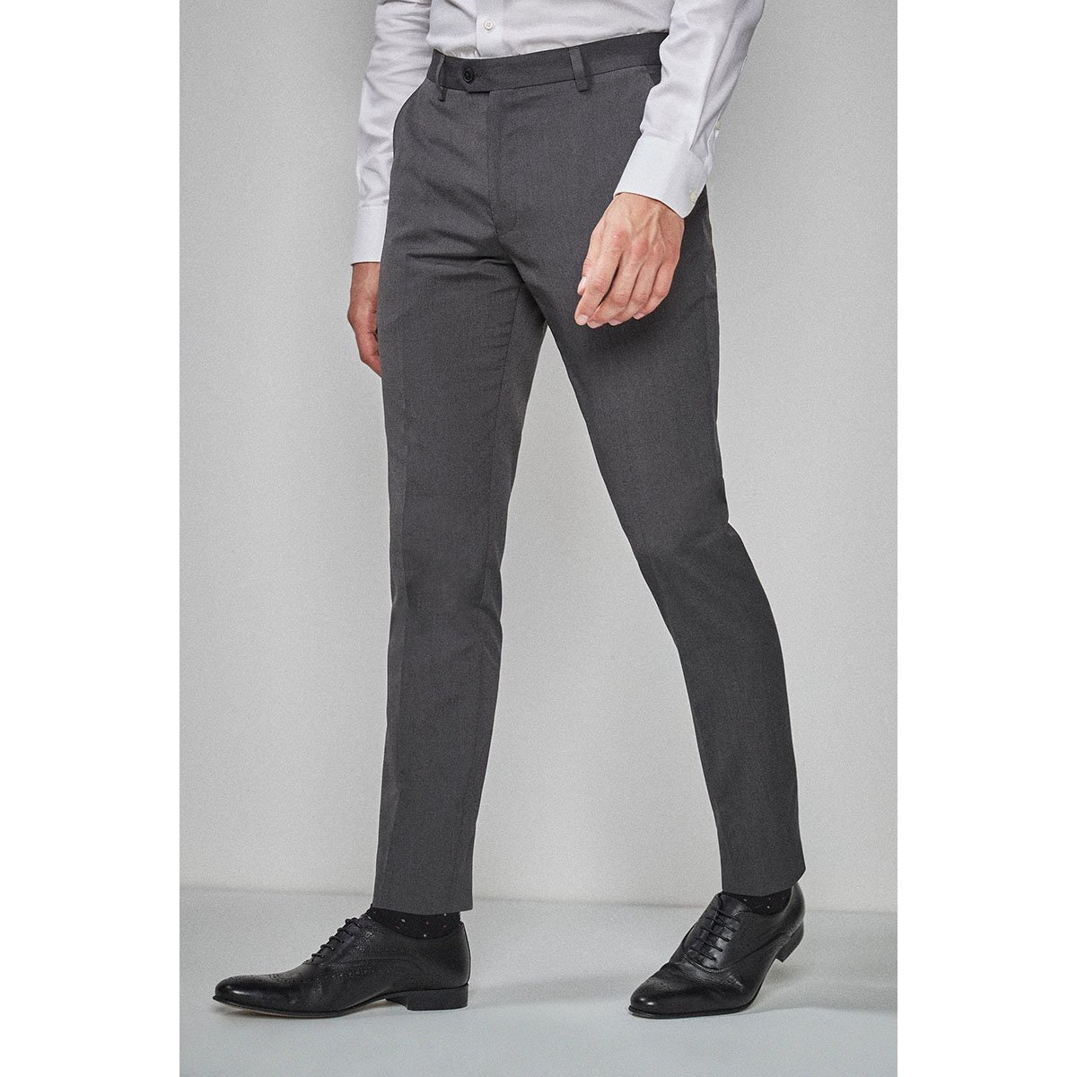 Pantalon De Costume Coupe Skinny charbon, NEXT