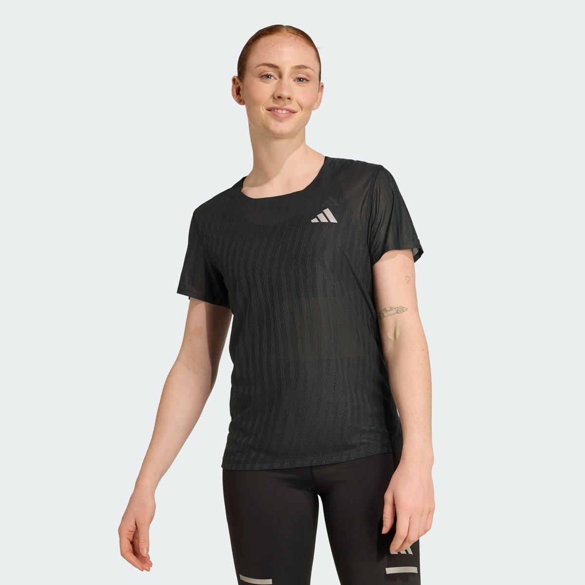 T-Shirt De Running Adi365 Climacool+ T-Shirt De Running Adi365 Climacool+ black / grey six, adidas Performance