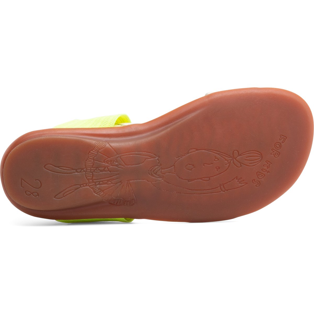 Sandales Élastiques Cuir Right Kids beige, CAMPER