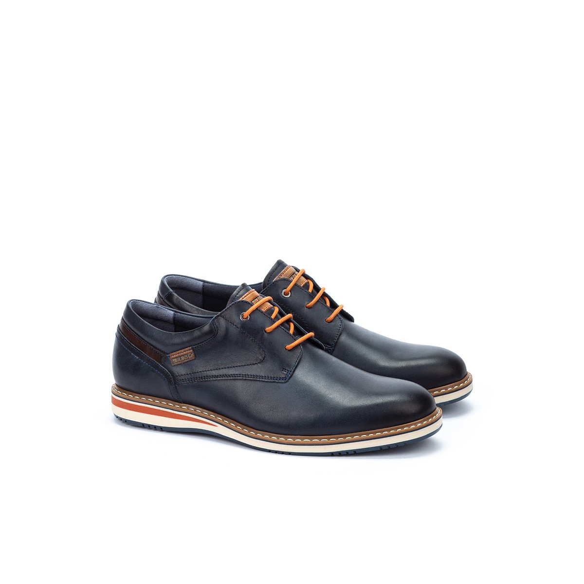 Chaussures à lacets cuir Avila blue, PIKOLINOS