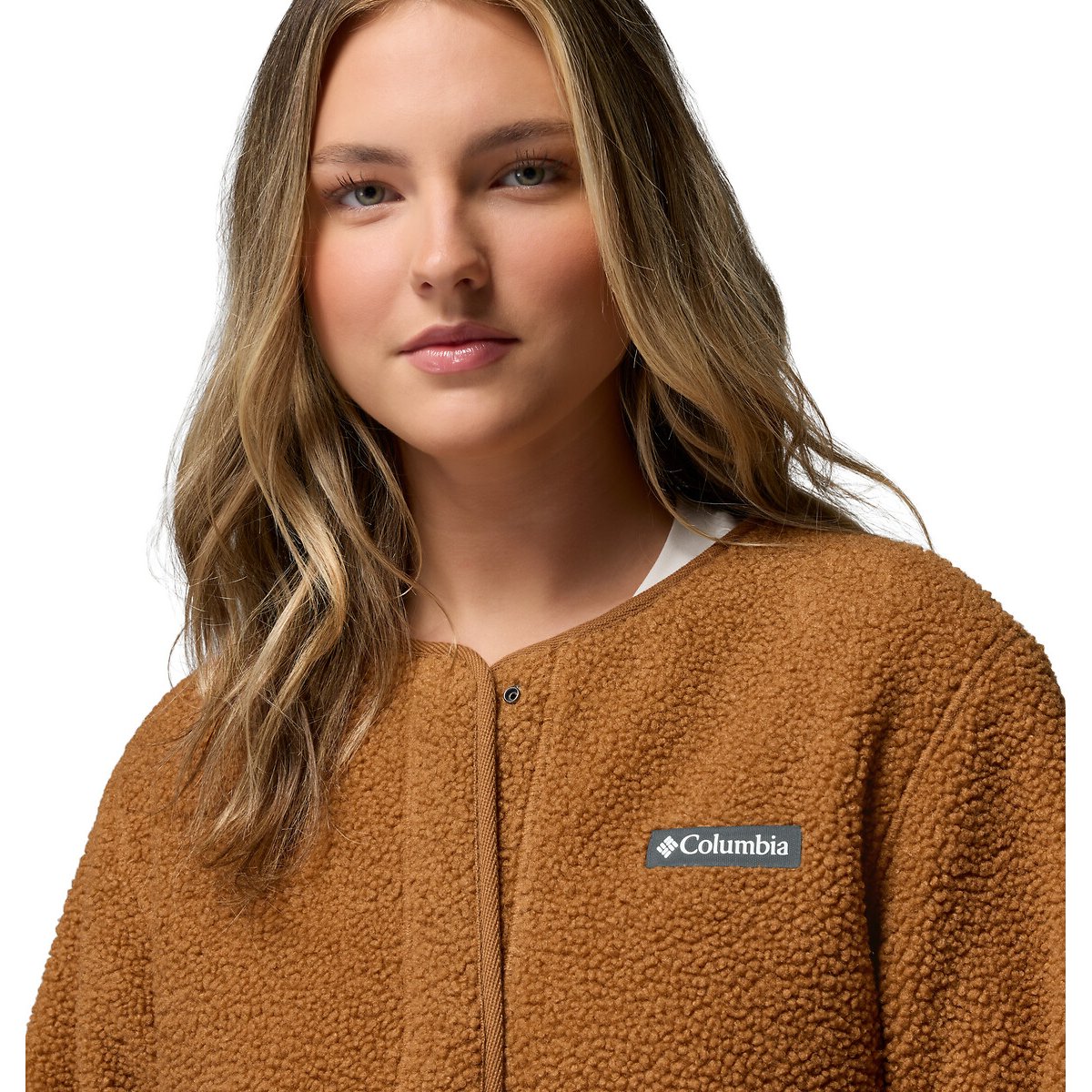 Veste coupe droite marron, COLUMBIA