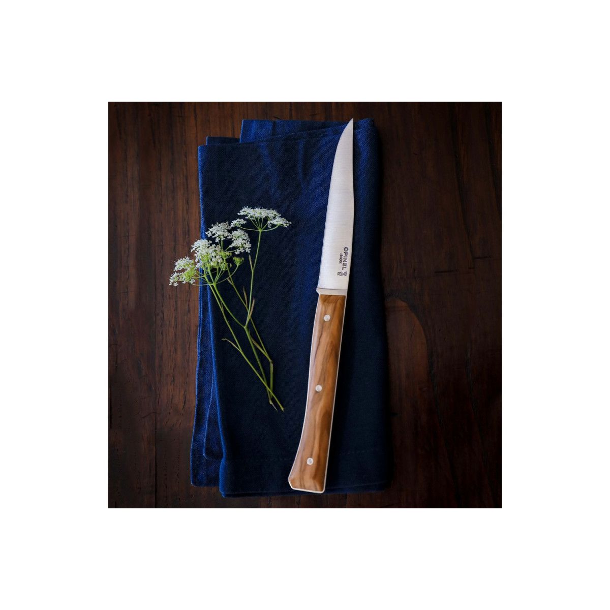 Couteau Coffret facette 4 Olivier bois, OPINEL