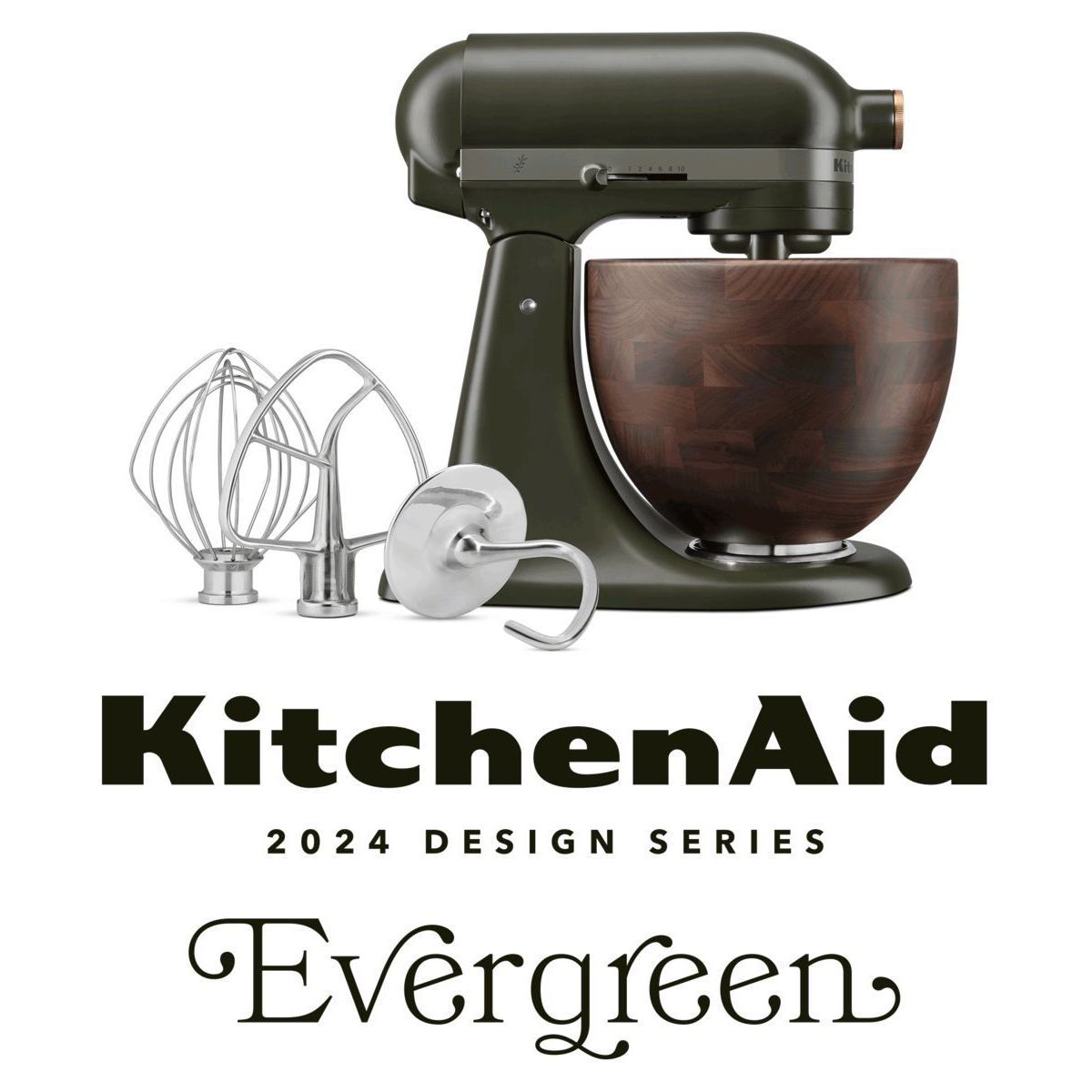 Robot pâtissier 5KSM180WSEEG Evergreen couleur unique, KITCHENAID