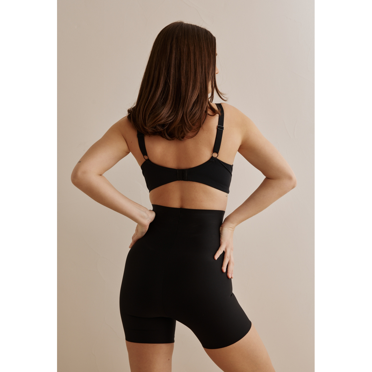 Panty taille haute Louna noir, VARIANCE