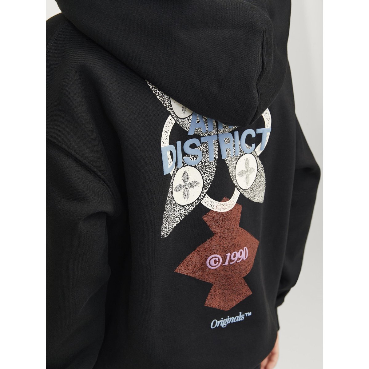 Sweat À Capuche black 1, JACK & JONES JUNIOR