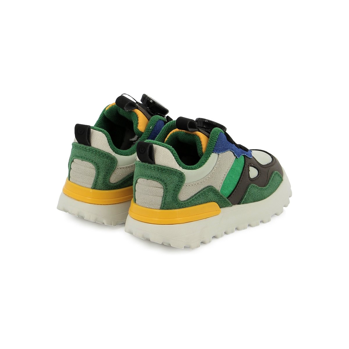 Baskets à lacets JOGGY ROLLY bleu gris vert, SHOO POM
