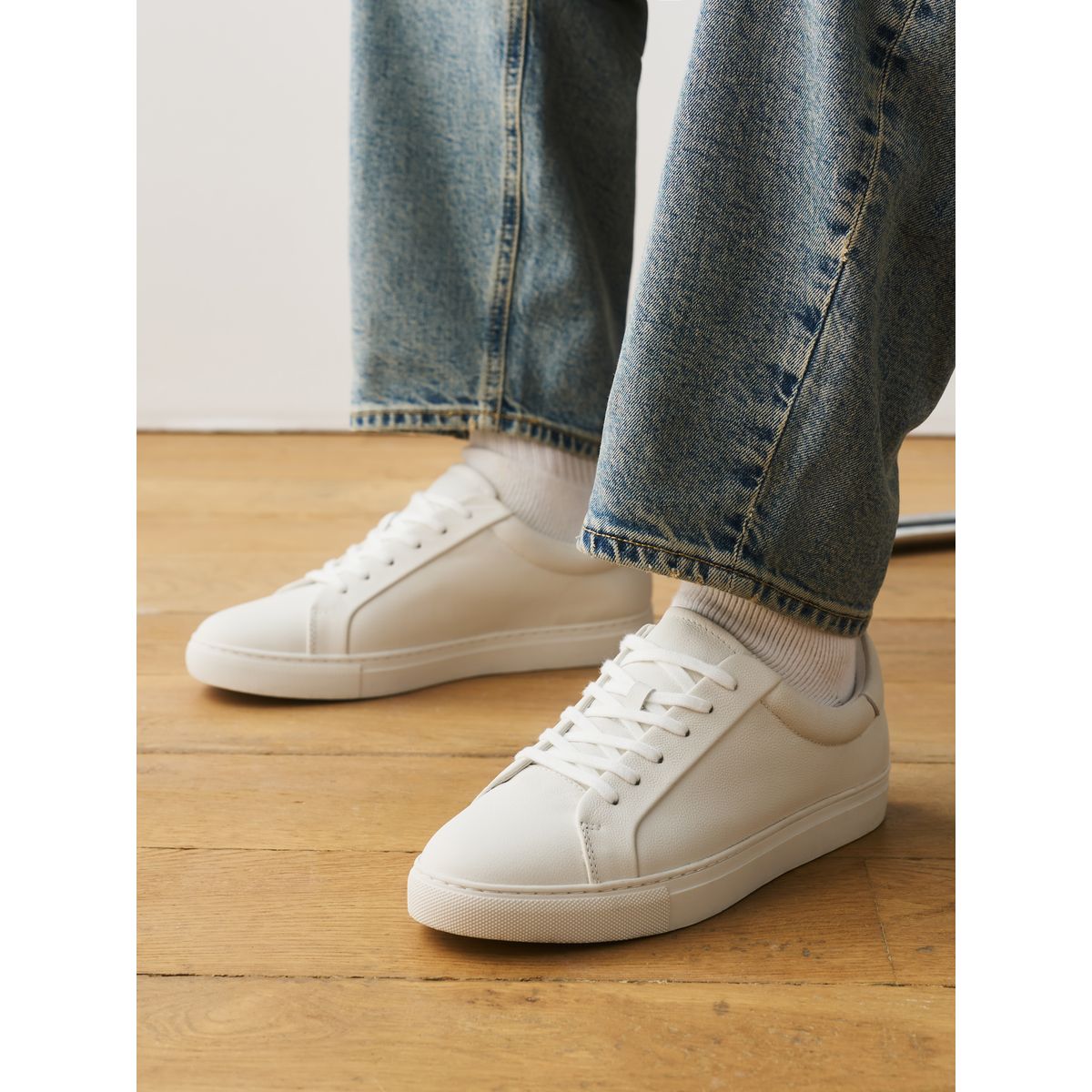 Baskets chic et décontractées longline blanc, NEXT