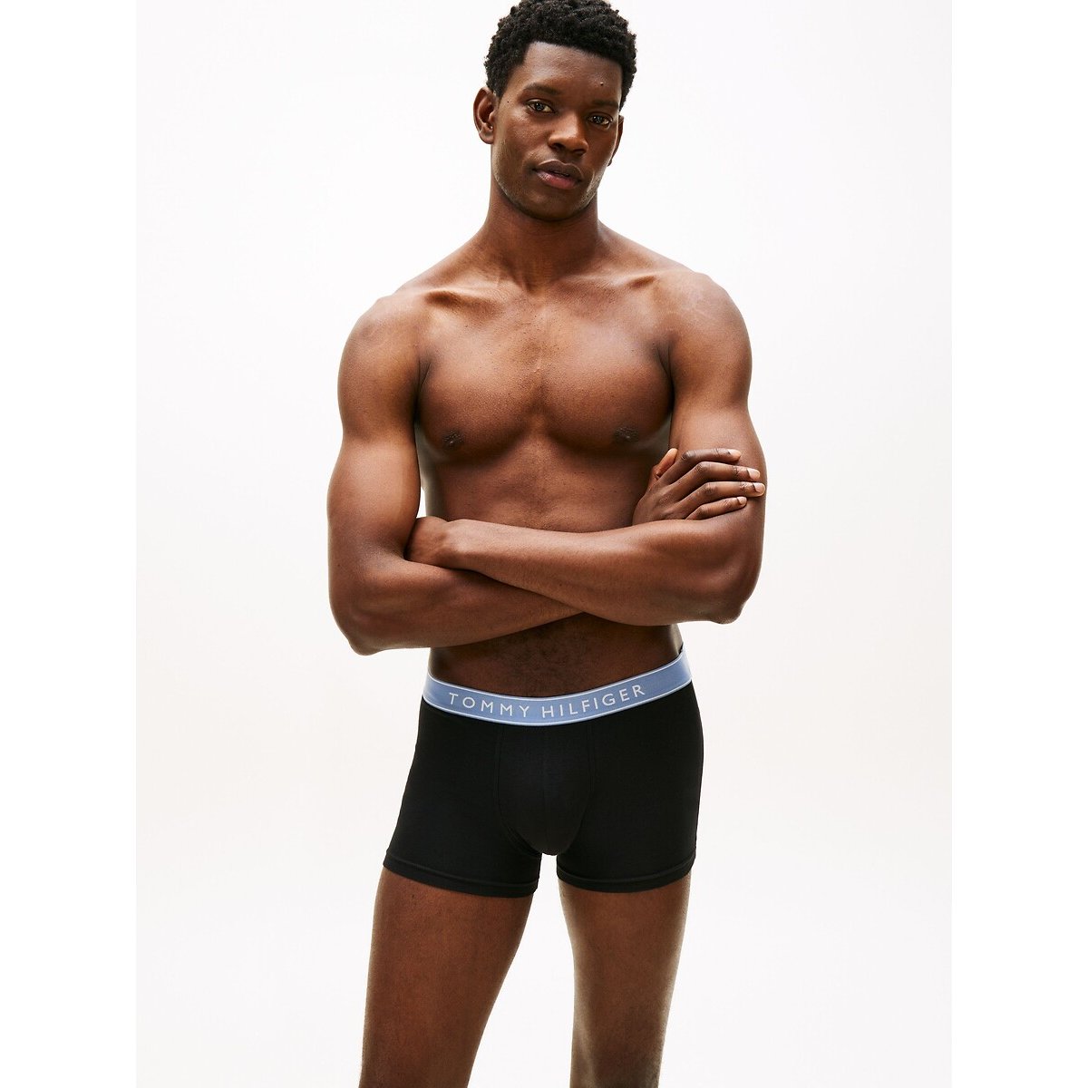 Lot de 3 boxers Everyday Essentials noir + ceint. multicolore, TOMMY HILFIGER