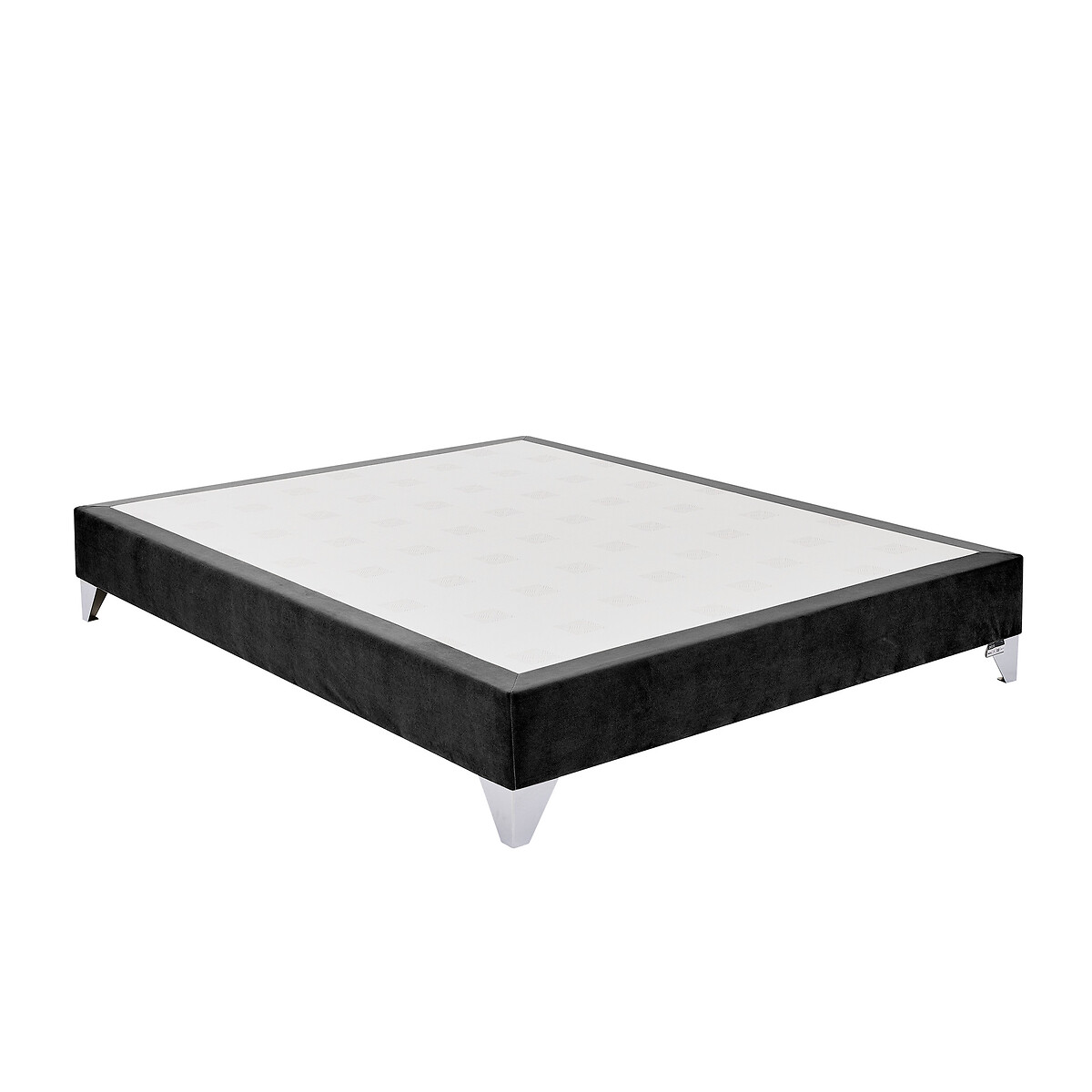 Sommier fixe 20 cm TEMPUR® velours anthracite, TEMPUR