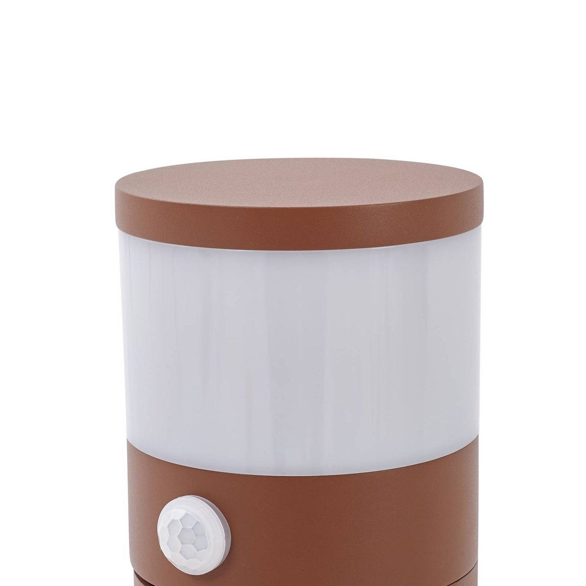 Luminaire extérieur en aluminium moderne couleur rouille, blanc, LUCANDE