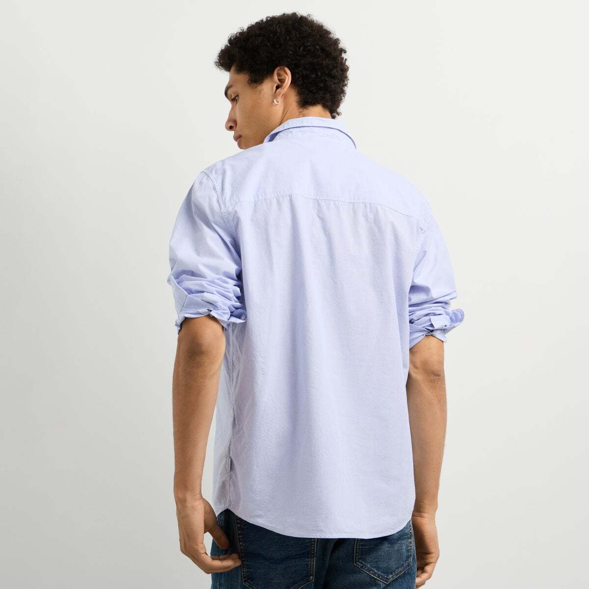 Chemise Coupe Regular À Carreaux En Popeline blanc, PEPE JEANS
