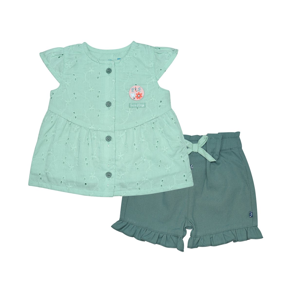 Ensemble tunique et short rosita bleu, SUCRE D'ORGE