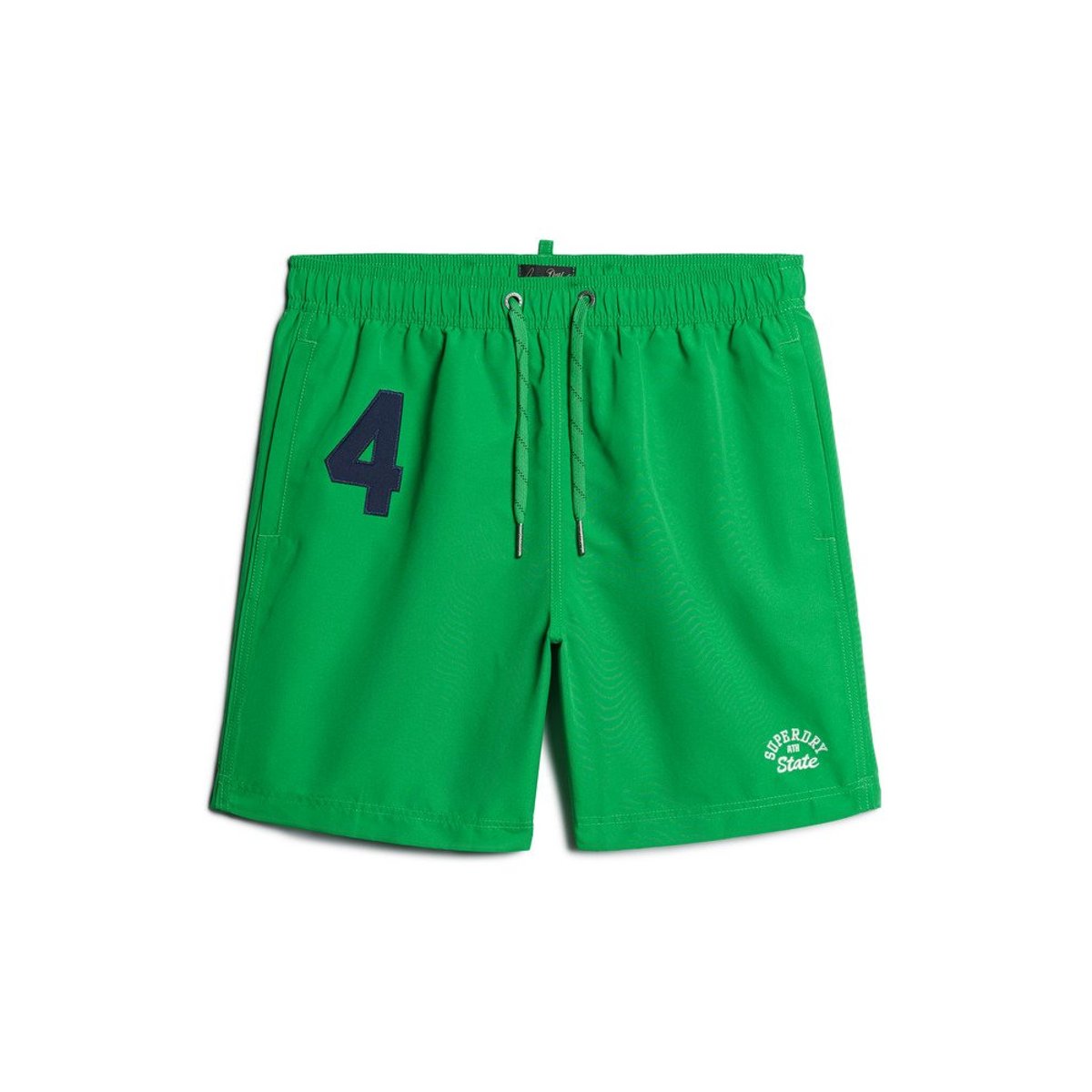 Short de bain Polo recyclé 43 cm vert drop kick, SUPERDRY