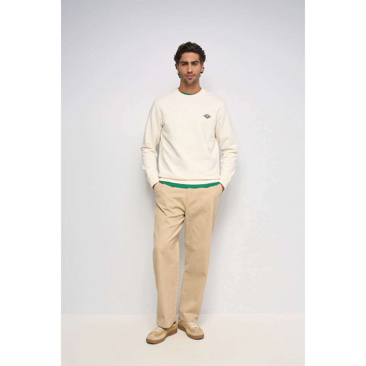 SWEAT AVEC LOGO beige, SALSA JEANS