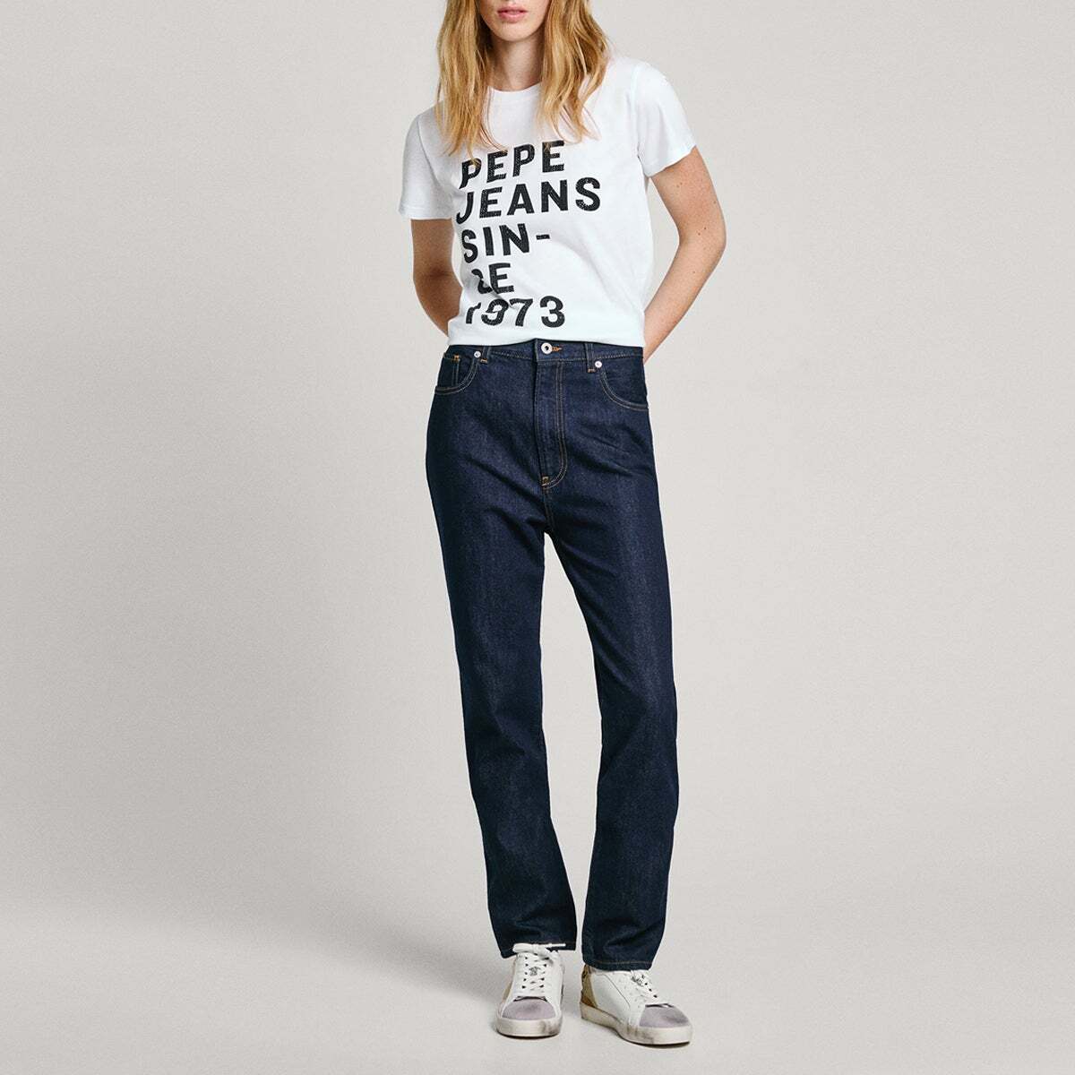 Jean Coupe Slim, Taille Haute - Betty rinse, PEPE JEANS