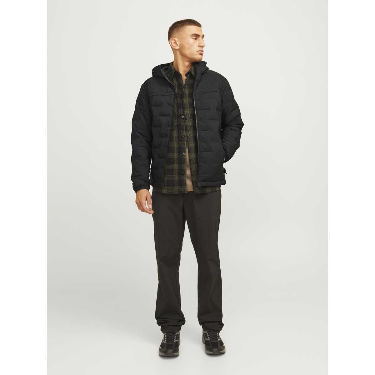 Veste Matelassée black, JACK & JONES