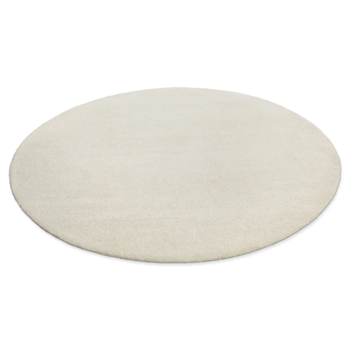 Tapis rond en laine tufté main ,  HAMPTONS FORTYTHREE blanc crème, WECON HOME