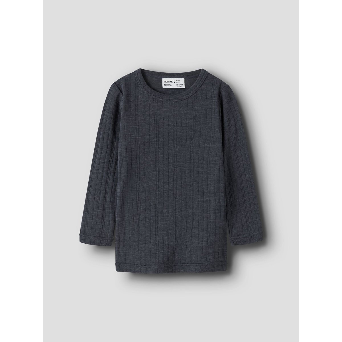 Top À Manches Longues ombre blue, NAME IT