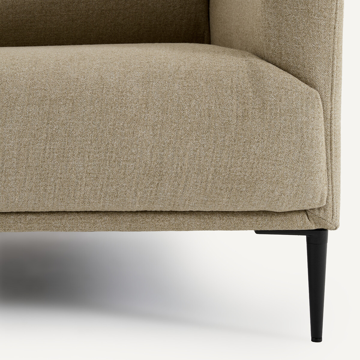 Fauteuil, en chenille recyclée, OSCAR ecorce, EMMANUEL GALLINA X AM.PM