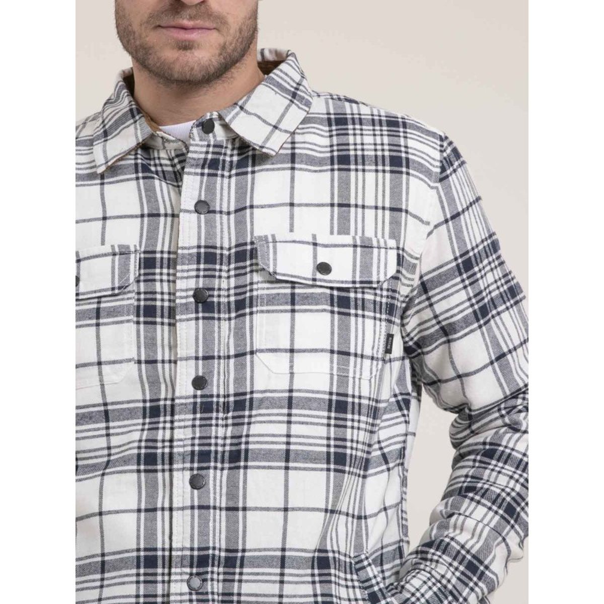 Surchemise Carreaux Pur Coton Zatley ecru, RITCHIE