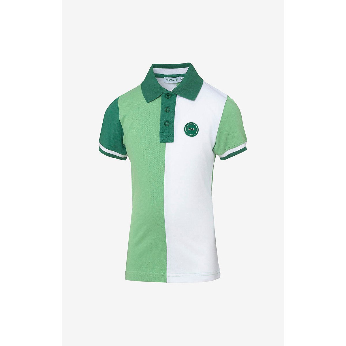 Polo Colorblack Light Green - Menino, Sporting Clube de Portugal verde/branco, SPORTING CLUBE DE PORTUGAL