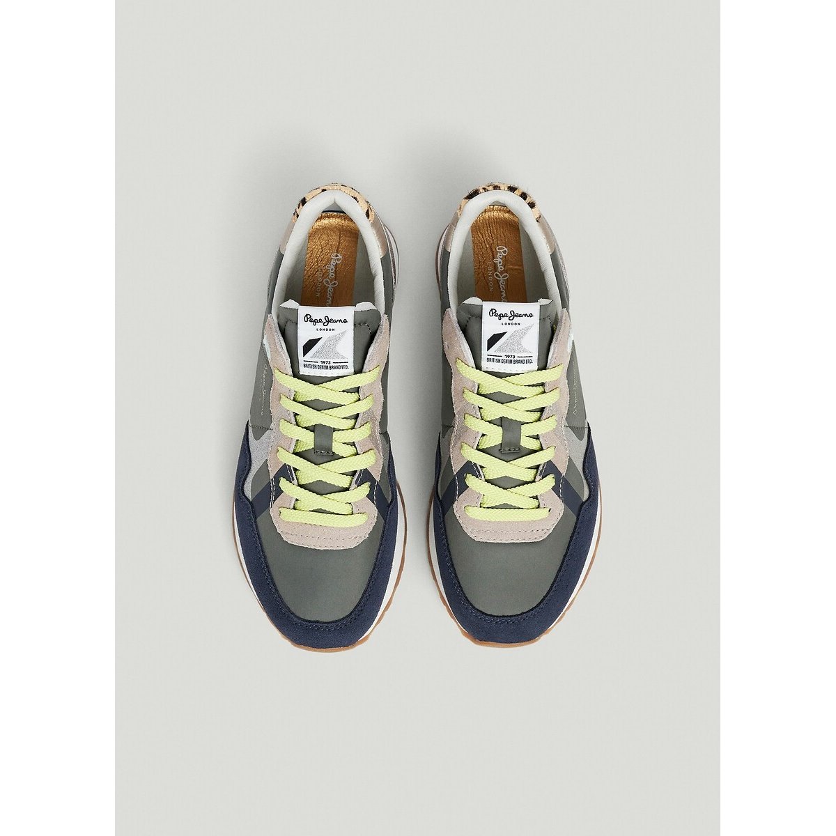 Baskets Brit Glitter W vert, PEPE JEANS