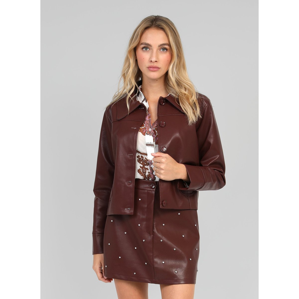 Veste CLAUDIANE wine, AN'GE