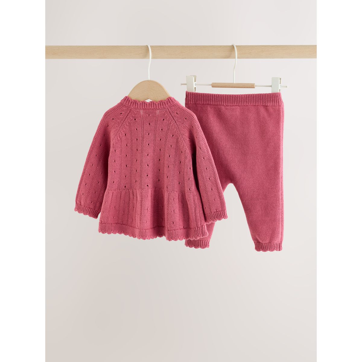 Legging et cardigan bébé à nœud, 2 pièces rose, NEXT
