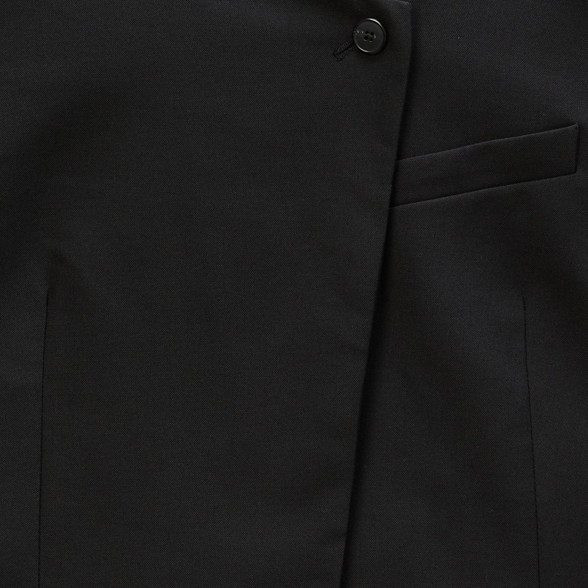 Veste blazer manches longues unie noir, MONOPRIX