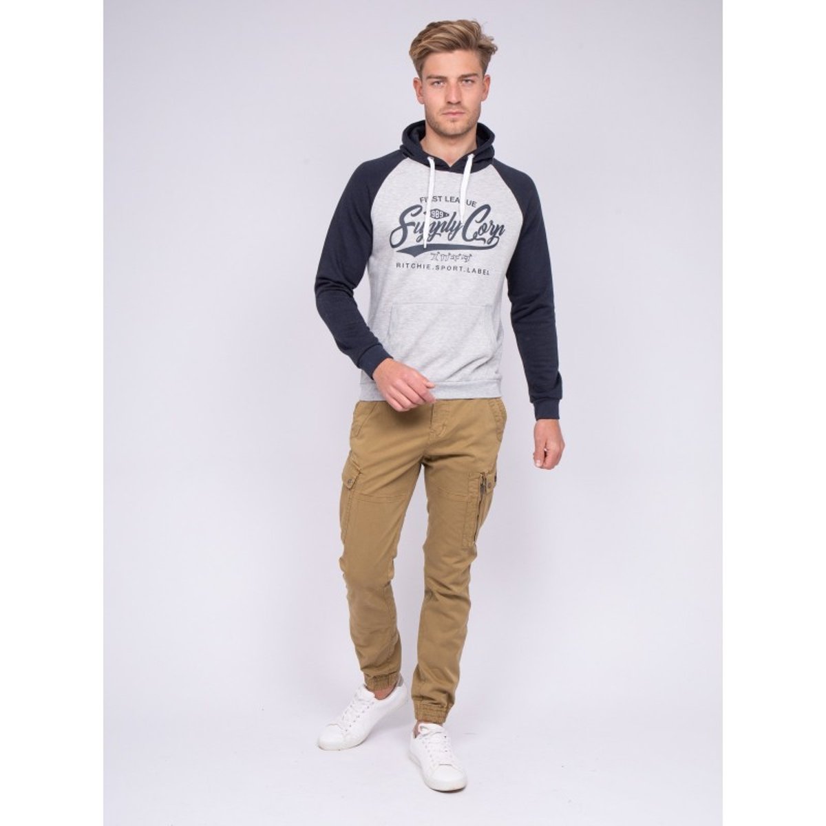 Sweat Capuche Wandaty bleu marine, RITCHIE