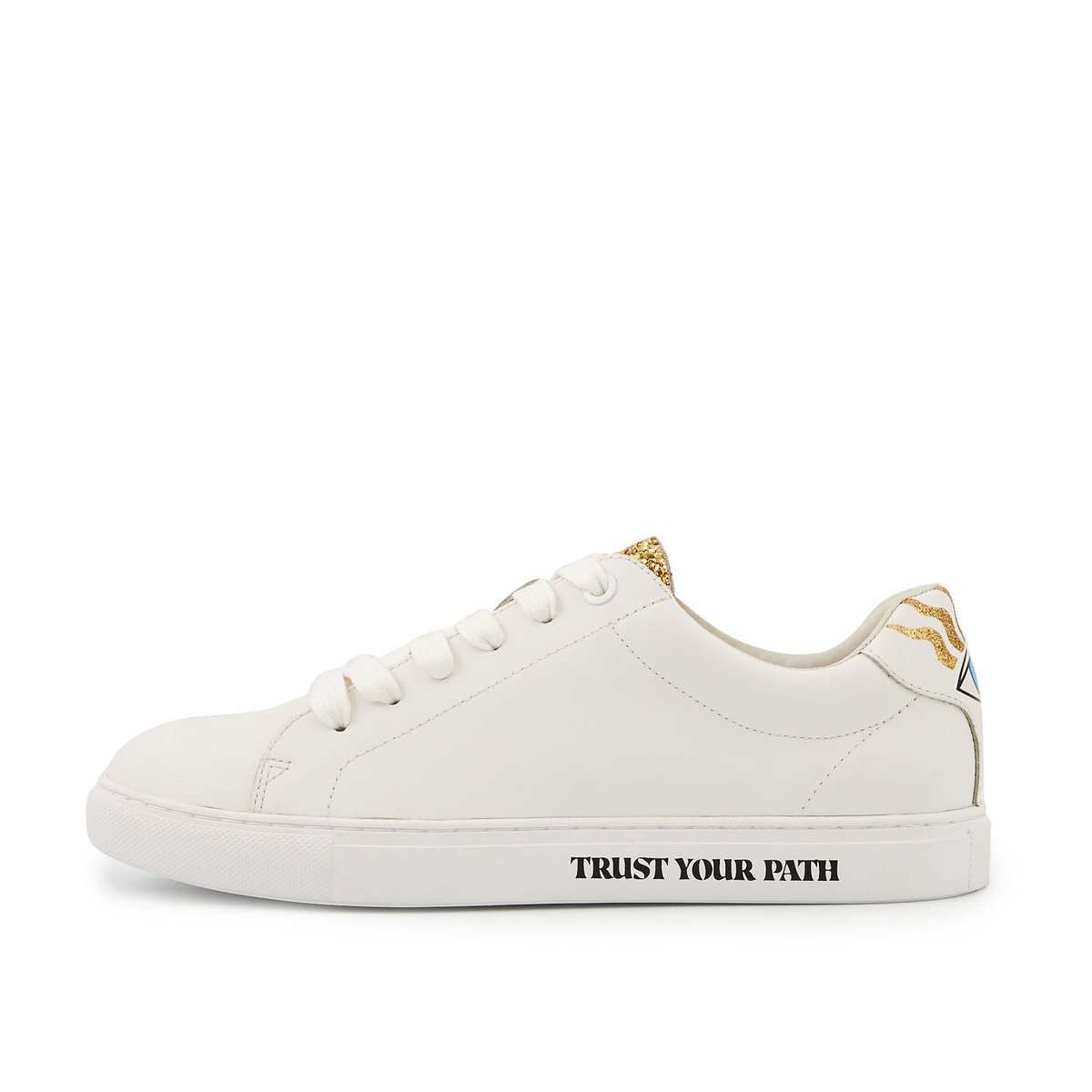Baskets En Cuir Simone Caroline Drogo Have Faith blanc, BONS BAISERS
