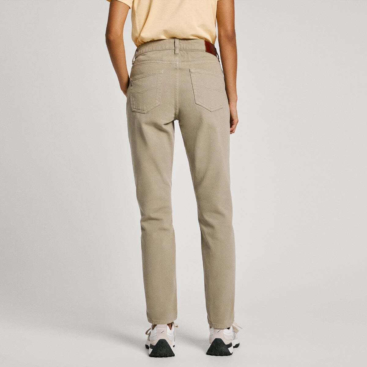 Jean Coupe Tapered, Taille Haute - Violet vert délavé, PEPE JEANS