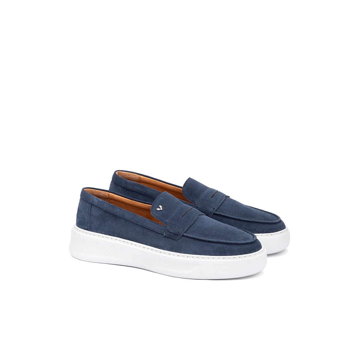 Mocassins cuir Sullivan azulmar, MARTINELLI
