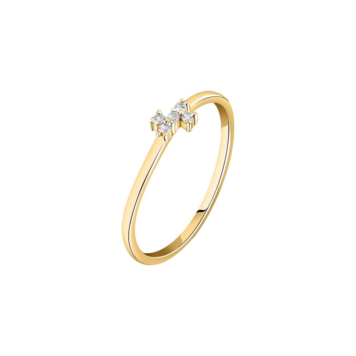 Bagues en Diamant Synthétique/or Jaune Recyclé 375/1000 et Diamant synthétique or, LIVE DIAMOND