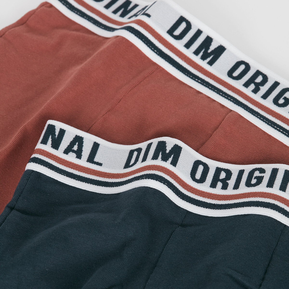 Pack of 2 Original Boxers in Cotton red + navy, DIM