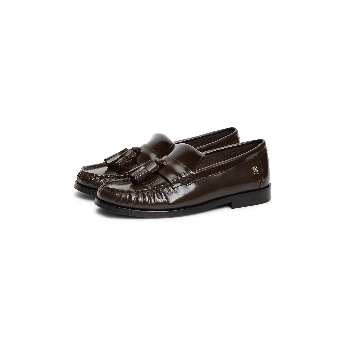 Tassel Leather Loafers brown, TOMMY HILFIGER