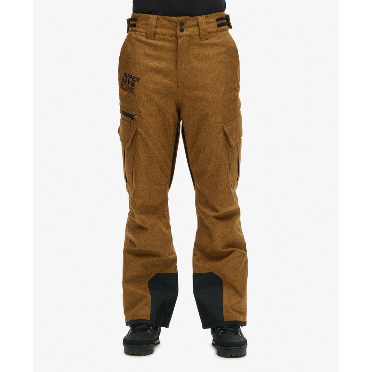 Pantalon de ski Peak Rescue tabac chiné, SUPERDRY