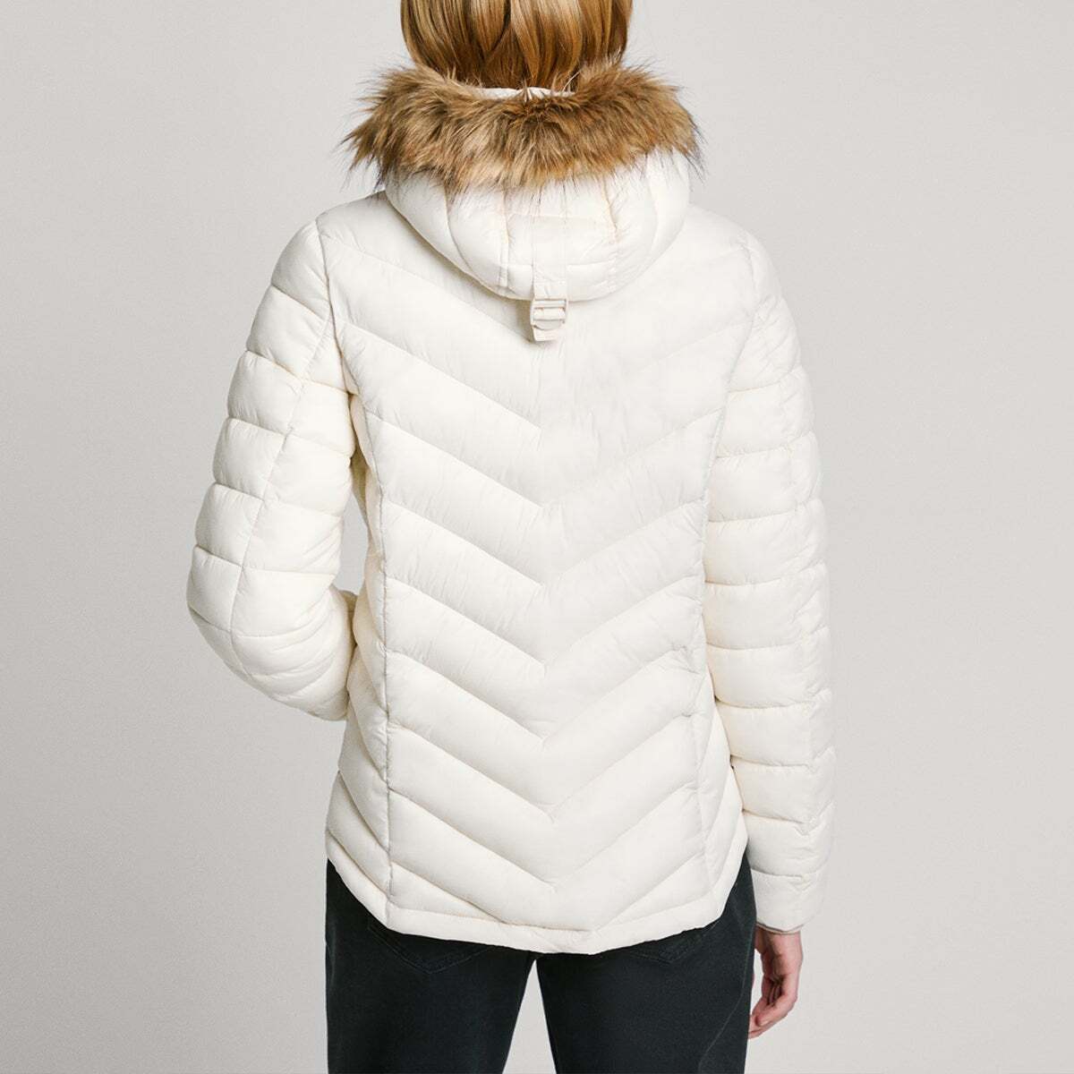 Veste Matelassée Étanche blanche mousse, PEPE JEANS